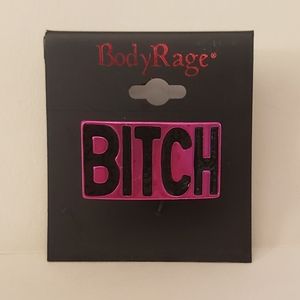 Body Rage Pink Bitch Stretch Band Ring